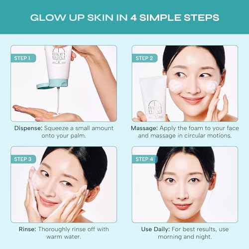 Marinavi Facial Cleansing Foam ? Deep Clean & Hydration | Gentle, Non-Drying Face Wash with Natural Marine Extracts | Refreshing & Softening Daily Cleanser for Smooth, Radiant Skin | Korean Skincare