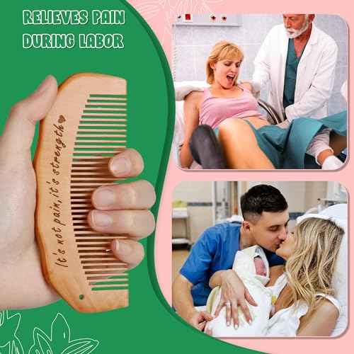 Arrozon 2 Pack Labor Comb Pregnancy Must Haves Labor and Delivery Essentials Birthing Comb Hospital Bag Essentials Pregnant Gifts