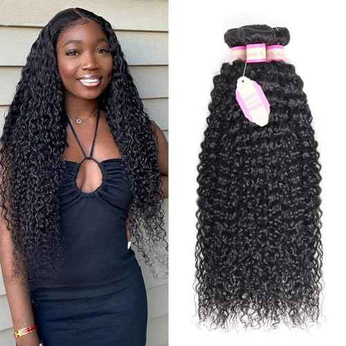 Jerry Curly Wave Human Hair 3 Bundles Brazilian Raw Virgin Hair Weave Bundles Jerry Curly Wet And Wavy 12A Grade Long Unprocessed Human Hair Extensions Natural Black 100g/pc 20 22 24inch