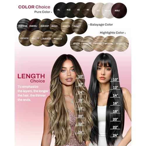 Moresoo Clip in Hair Extensions Balayage Double Weft Human Hair Clip in Extensions Ombre Black to Brown Mixed with Caramel Blonde 7pcs 120Grams 20inch