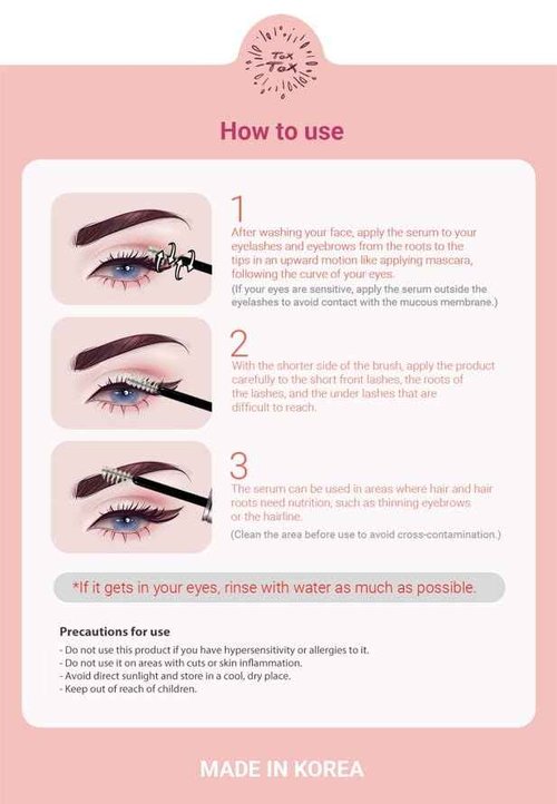 PULUK TOXTOX MULTI BOOSTER SERUM 5ml, Eyelash Growth Serum, Eyelash Conditioner, Lash & Brow Serum