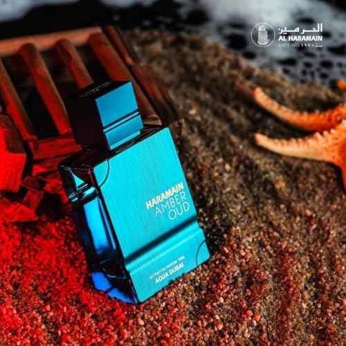 Al Haramain Amber Oud - Aqua Dubai - Oud Cologne for Men - Amber Perfume for Men - Long Lasting Perfume with Bergamot, Vanilla Fragrances - 3.33 oz