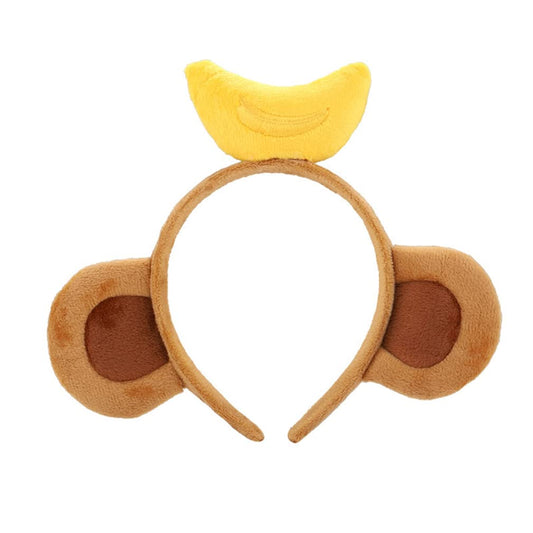 Lady Cute Bananas Monkey Ears Hairbands Women Girl Animal Big Ear Headbands Cartoon Hair Accessories Festive Funny Props Hair Clips