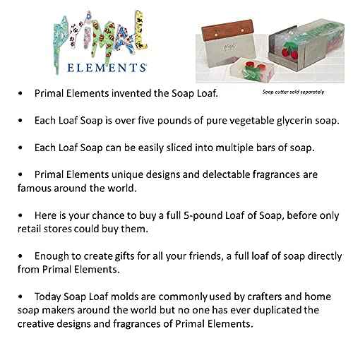 Primal Elements Flowershop, 5.5 Pound Soap Loaf