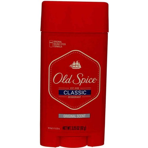 Old Spice Classic Deodorant Stick, Original 3.25 oz ( Pack of 5)