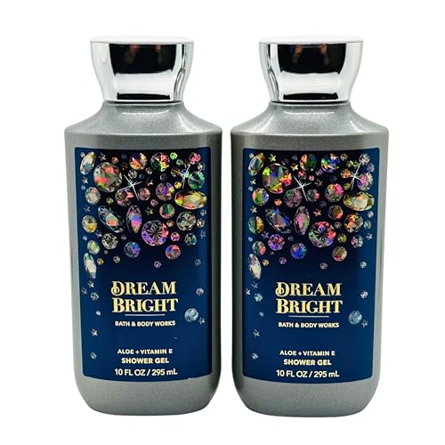 Bath & Body Works Shea + Vitamin E Shower Gel, Set of 2, 10oz Each (Dream Bright)