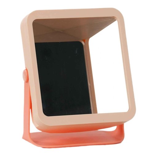 Non-Reversing Mirror with Authentic Image Reflection - Inverted Mirror for Clear, Accurate Makeup & Grooming, Desktop Vanity Essential
