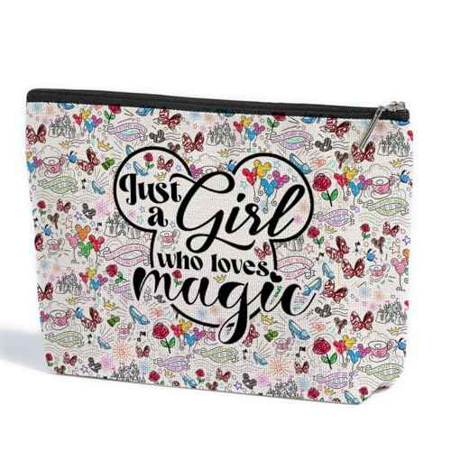 Cute Mouse Cartoon Movies Mouse Themed Gifts Magic Makeup Bag Graduation Nurse Mothers Day Birthday Animal Lovers Gifts for Girls Women Movie Gifts for Cartoon Lovers Best Friend Daughter Cosmetic Bag