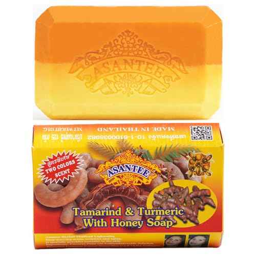 ASANTEE Tamarind and Turmeric with Honey Cleansing Soap Pack of 6