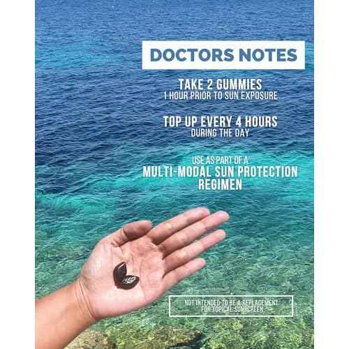 Sol Defense Gummies ? Dermatologist & Plastic Surgeon-Formulated Skin Resilience Vitamin Supplement with Polypodium Leucotomos & Niacinamide, Passion Fruit Flavor, 60 Sugar-Free Gummies