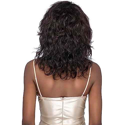 Vivica A. Fox NUKA, Remi Natural Human Hair, 360 Lace Wig, color NATURAL