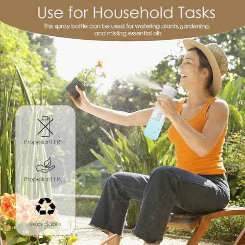 Empty Spray Bottle for Hair 6.76 Oz/200ml, Continuous Spray Bottle Fine Mist Sprayer, Suitable for hairstyles, cleaning, plants, pets, and hairdressers