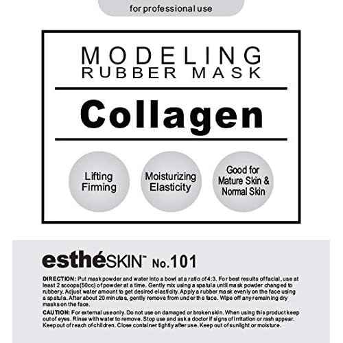 No.101 Collagen Peel Off Type Modeling Rubber Mask for Facial Skin Care Treatment, 35oz (2 pack)