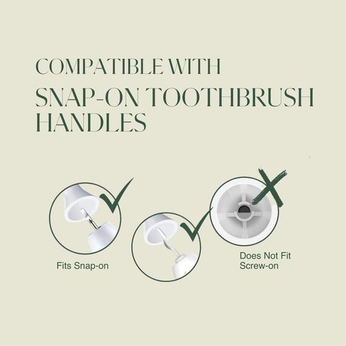 Plus Ultra Eco-Friendly Oral-B Compatible Electric Toothbrush Replacement Heads | 4 Heads Per Pack | Made with Recycled Plastic | Soft Toothbrush for Sensitive Teeth
