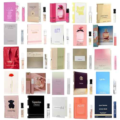 Infinite Scents Perfume Sampler Set for Women ? 12 Randomly Selected Designer Fragrances