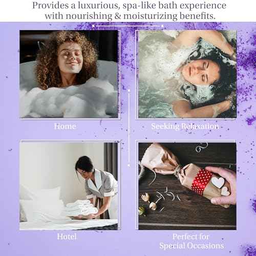 Grass Roots Bath Oil Beads Set of 36 - Lavender & Chamomile Scented Bath Beads - Essential Oil Soaked Pearls to Gently Nourish & Soften Skin - Luxurious Bath Experience