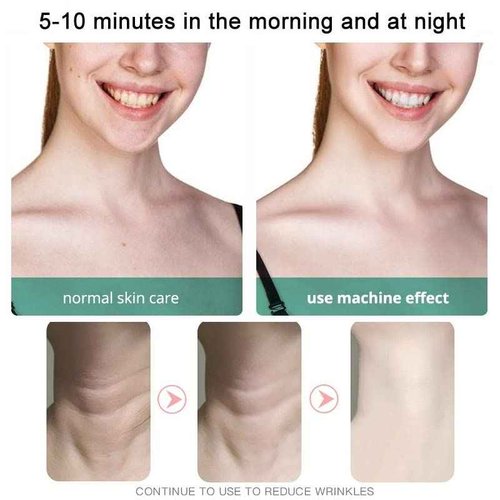 VOOADA Double Chin Reducer,Face Neck Eye Massager, Wrinkle Removal Tool, Face Sculpting Skin Tightening Machine