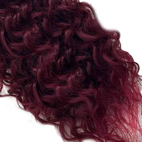 Burgundy Water Wave Bundles 99J Bundles 18 20 22 inch Red Human Hair Bundle Unprocessed Virgin Hair Extensions