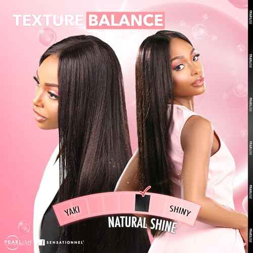 Sensationnel Pearlish bundle human hair - euro body deep pearl conditioned 15a soft remy beauty supply sew in or glue on bundles (22 Inch, NATURAL/BLACK)