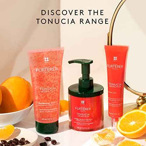 Rene Furterer TONUCIA Replumping Shampoo - For Thin, Weakened Hair Due to Aging - Redensify & Revitalize - Silicone-Free - Travel-Size