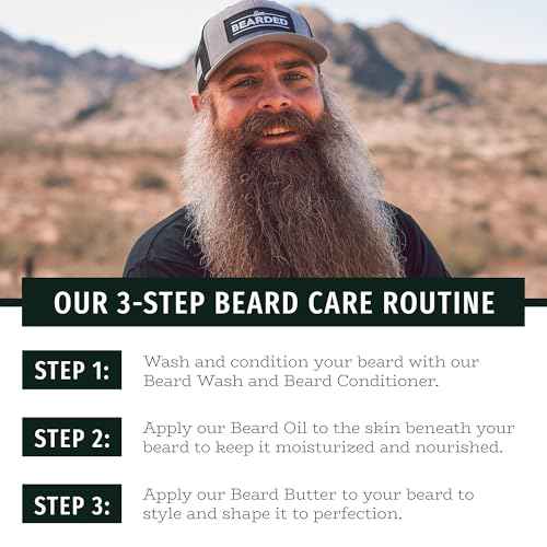 Live Bearded Beard Conditioner, 8 fl oz - Strengthens and Softens Facial Hair - Made in the USA - All-Natural Ingredients with Biotin, Caffeine | Legend Scent - Sandalwood, Vanilla