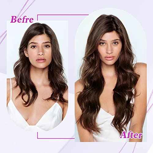 Tape in Hair Extensions Human Hair Dark Brown Straight Hair Extensions Tape in Human Hair 20 Pcs/Pack 50g