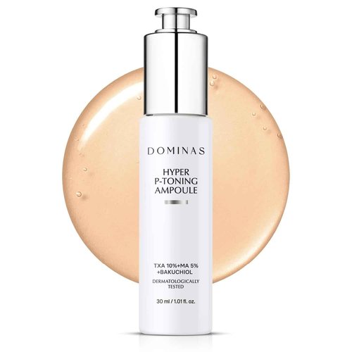 DOMINAS 10% Tranexamic Acid + 5% Mandelic Acid + 5% Niacinamide Brightening Serum, Powerful Dark Spot Corrector for Face, Fast Results in 2 Weeks, 1.01 fl oz