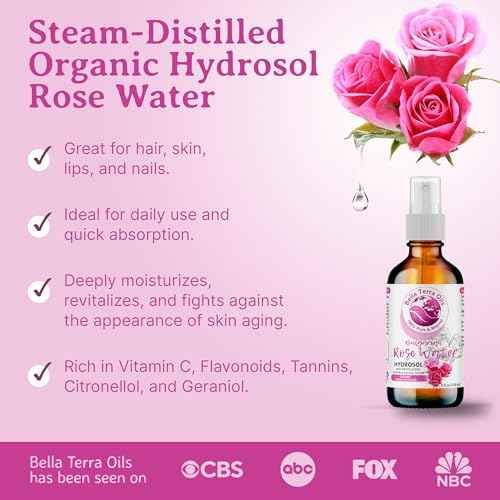 Bella Terra Oils Authentic Rose Water Hydrosol ? 1gallon, Steam Distilled, Gentle, Rejuvenating, Refreshing Facial Toner