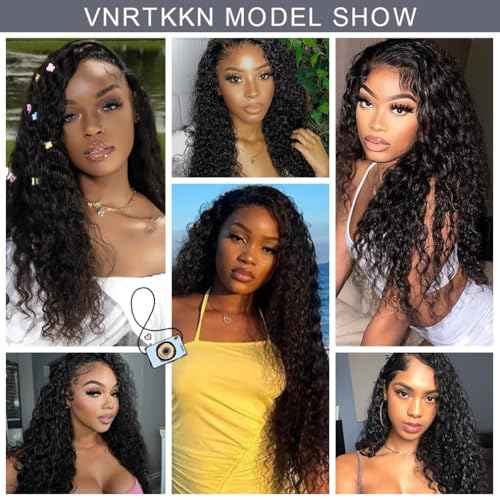 Deep Wave Wig Human Hair 13x4 Lace Front Wigs Human Hair 20 Inch Human Hair Deep Wave Wig Brazilian Curly Human Hair Wig 200 Density