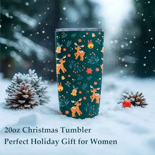 Christmas Gifts for Women 2025 Secret Santa Gifts for Women, Unique Christmas Gift Basket, Xmas Gift Set for Mom, Coworkers, Teacher, Sister, Wife, Best Friend Box White Elephant Christmas Tumbler