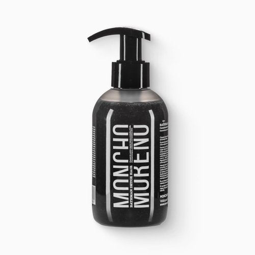 MONCHO MORENO BATHMAN Detox Hair Shampoo - Clarifying Shampoo for Oily Roots & Dry Ends - Activated Charcoal & Wheat Protein - Sulfate-Free Detox Shampoo for Scalp Care & Deep Clean Hair (8.8 oz)