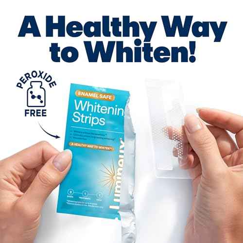 Lumineux Teeth Whitening Strips - 35 Treatments ? Peroxide Free - Enamel Safe for Whiter Teeth - Whitening Without The Sensitivity - Dentist Formulated - Sensitivity Free