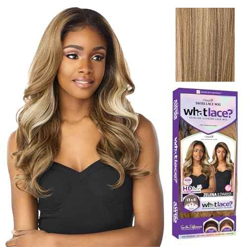 Sensationnel What Lace 13X6 Wigs - Zelena Lacefrontal Hand Tied Glueless Synthetic With Natural Density Preplucked Hairline (FLAMBOYAGESAND)