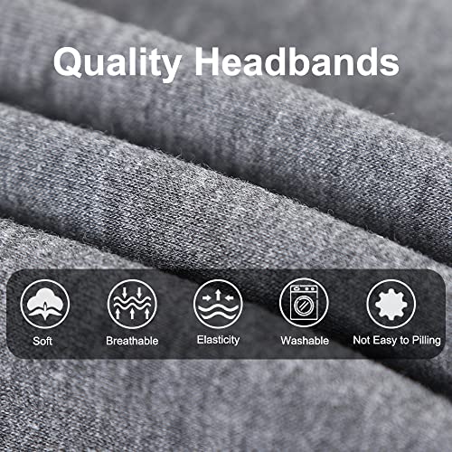 Xtrend 4 Pack Wide Headband Fashion Headbands Boho Elastic Knotted Non-slip Headband Suitable For Black Women Wigs Hair With Simple Headband Outdoor Yoga Sports Printing Hair Accessories