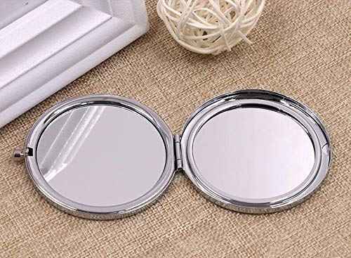 DIDADIC Daughter Gifts from Mom and Dad on Wedding Day, Graduation and Birthday Gifts for Girls, Compact Makeup Mirror (Mir-Daughter-Journey)
