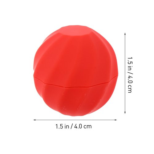 Beavorty 10 Pcs Refillable Lip Balm Containers Spherical Plastic Tubes for Travel Natural Lip Balms and Crayon Lipsticks Easy to Fill Compact Size