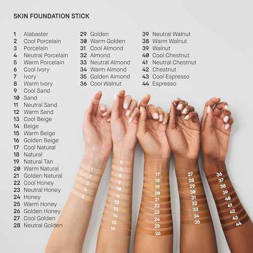 Bobbi Brown Skin Foundation Stick | Portable & Creamy with Medium-to-Full Coverage for Even-Toned Skin, 0.31 Ounce
