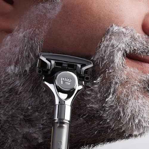 Cremo Original Shave Gift Set for Men, includes Impossibly-Slick 6 oz Shaving Cream, Chrome Barber Grade Razors for Men and four Razor Blades Refills