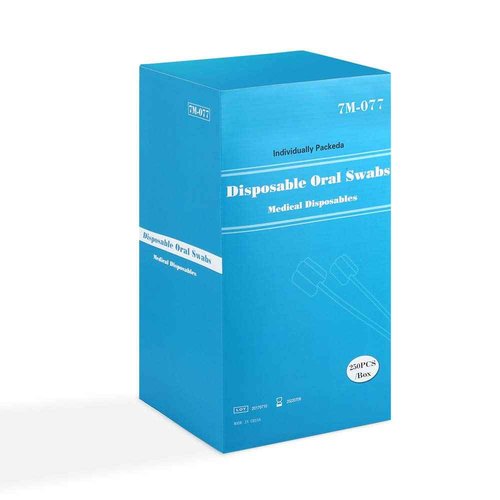 Disposable Untreated Oral Care Swabs, 250 Count (Pink+Plum)