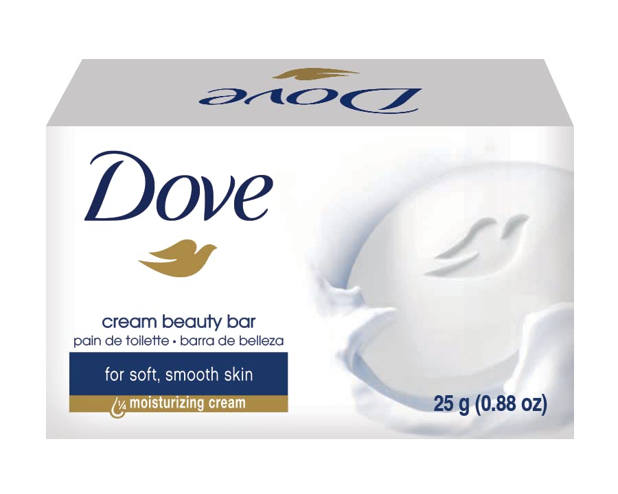 Dove Mini 25g Cream Beauty Bar for Hotels, Motels, Hospitality and Travel Use- Case of 288