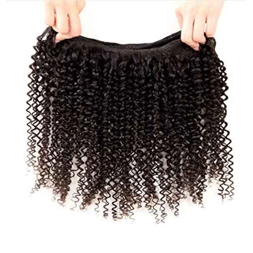 Kinky Curly Bundles Human Hair Bundles Brazilian Curly Hair Bundles 12A Virgin Curly Human Hair Bundles Curly Weave Hair Bundles Natural Black (12 14 16) ¡¦ ¡¦