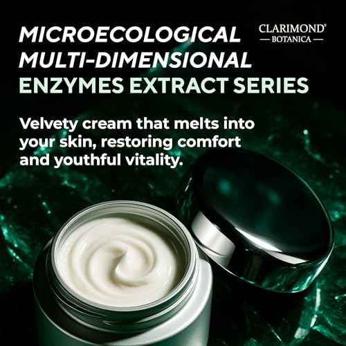 Clarimond Anti-Wrinkle Face Cream w/Soluble Enzymes, Pro-Xylane¢â & Peptides ? Hydrating, Brightening, Firming Wrinkle Reduction, Skin Tightening, Plumping & Radiance Moisturizer Collagen Skincare 50g
