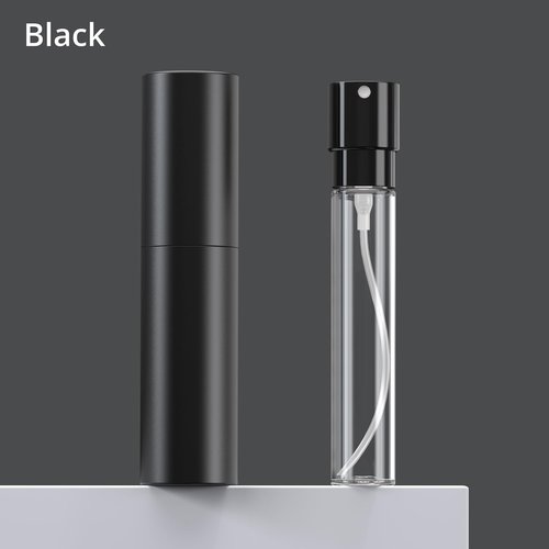 Small Spray Bottle 1oz, Travel Spray Bottles TSA Approved, 30ml Portable Mini Spray Bottle, Fine Mist Spray Bottles for Face，Toiletries Suitable for Women Men to Carry While Traveling (Black+White)