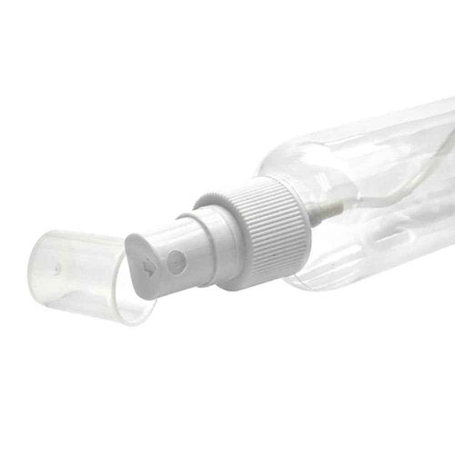 DayCount® Pack of 10 Spray Bottle, Empty Plastic Clear Small Portable Travel Bottles With Fine Mist Sprayer, Refillable Leak Proof Cosmetic Atomizers 30ml / 1oz