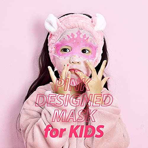 peach and Kids Face Mask, Spa Day Kit for Girls, Korean Skincare for Toddler, Birthday, Christmas Gifts for Teens, Sleepover Party, Stocking Stuffers, Pack of 10