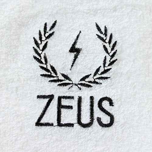 ZEUS Barbershop Steam Towels, 100% Cotton Spa & Barbershop Pre Shave Towels, Soft & Super Absorbent (White) 6 Pack
