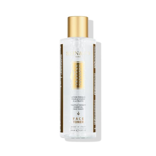 SKIN&CO Truffle Therapy Essential Face Toner with Niacinamide & AHA, Pore Minimizing for Oily, Dry & Sensitive Skin Types, Alcohol-Free Moisturizing Formula, 6.8 FL OZ, Made in Italy