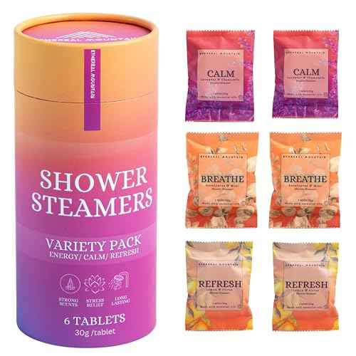 Shower Steamers - Assorted Aromatherapy 6 Pack - Gift for Her, Shower Gifts, Birthday Gifts for Mom, Home Warming, Gift Ideas