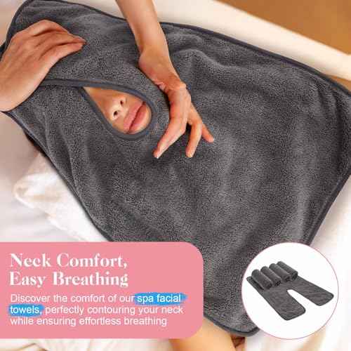 12 Pack Soft, Thick Spa Towels - Microfiber Facial Towels for Professional Estheticians