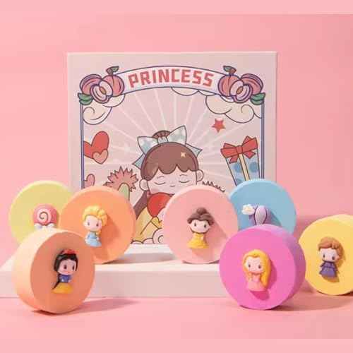 Princess Bath Bombs Luxury Fizzy Organic Natural Bath Bomb Gift Set Bubbling, 1 Count (Pack of 9), Variety